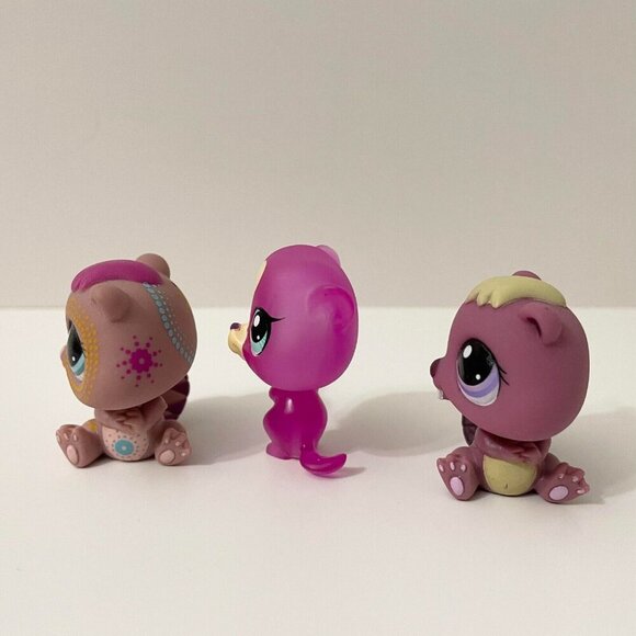 LPS Littlest Pet Shop Lot of 3 Beaver Meerkat Prairie Dog - Picture 2 of 16